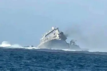 Imagem ilustrativa da imagem Como era o navio da Nova Zelândia que naufragou após falha considerada absurda