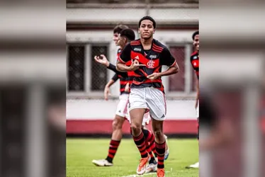 Imagem ilustrativa da imagem Joia do Flamengo na Copa São Paulo tem mais de 120 gols e multa de R$ 446,4 milhões