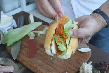 Imagem ilustrativa da imagem Lanche para as férias: sanduíche de pão de sal com pasta de sardinha