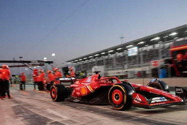 Imagem ilustrativa da imagem Leclerc é o mais rápido do teste coletivo da F-1; Bortoleto é o 18º