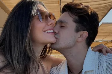 Imagem ilustrativa da imagem Luan Santana e Jade Magalhães se casam em cerimônia intimista em São Paulo