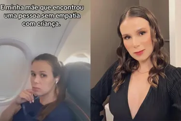 Imagem ilustrativa da imagem Mãe se desculpa após discussão dentro de avião e diz que filho fez 'birra ridícula'