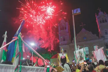 Imagem ilustrativa da imagem Missas e congo na Festa de São Benedito, em Serra-Sede