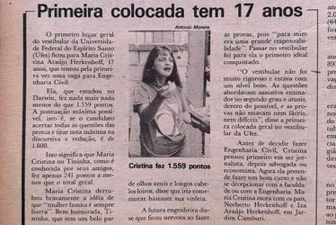 Imagem ilustrativa da imagem Por onde andam os  primeiros  lugares dos vestibulares da Ufes?