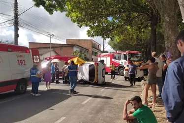 Imagem ilustrativa da imagem Prova prática do Detran/ES acaba em acidente na Serra