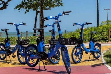 Imagem ilustrativa da imagem Vila Velha agora tem bicicletas elétricas compartilhadas. Veja valores das tarifas