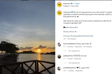 Imagem ilustrativa da imagem Vitória ganha destaque nas redes sociais do Ministério do Turismo