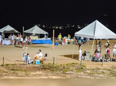 Imagem ilustrativa da imagem Reservas de espaço para tendas na Praia de Camburi no réveillon começam segunda