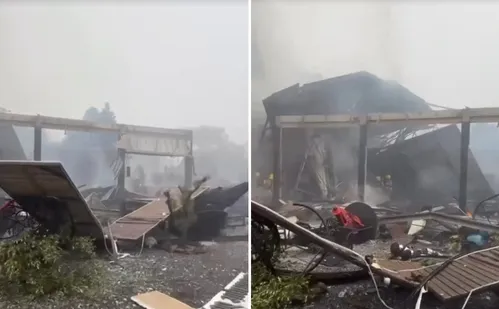 
          Imagem ilustrativa da imagem Avião bateu em chaminé de prédio em Gramado, informa governo do RS
          