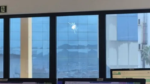 
          Imagem ilustrativa da imagem Bala perdida atinge vidro de sala da Fiocruz e funcionária é ferida por estilhaços
          