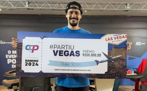 
          Imagem ilustrativa da imagem Campeão capixaba de poker ganha viagem de R$ 50 mil para Las Vegas
          