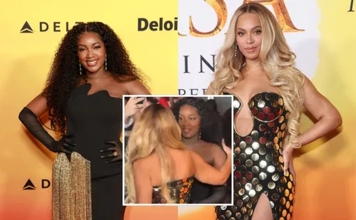 
          Imagem ilustrativa da imagem Cantora Iza encontra Beyoncé em tapete vermelho nos EUA
          