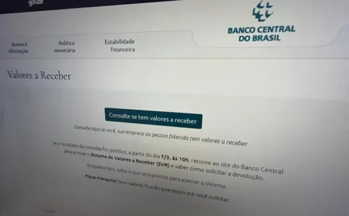 
          Imagem ilustrativa da imagem Consumidores acham valores “esquecidos” em sistema do Governo Federal
          