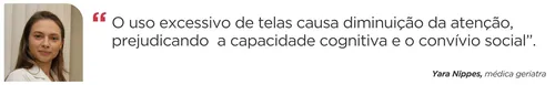 
          Imagem ilustrativa da imagem Famílias buscam ajuda para tratar idosos viciados em celular
          