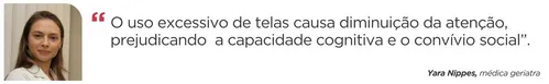 
          Imagem ilustrativa da imagem Famílias buscam ajuda para tratar idosos viciados em celular
          