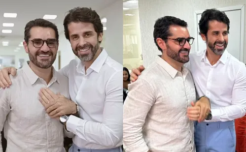 
          Imagem ilustrativa da imagem Jornalista Marcelo Cosme se casa com cardiologista: 'Maridos e cúmplices'
          