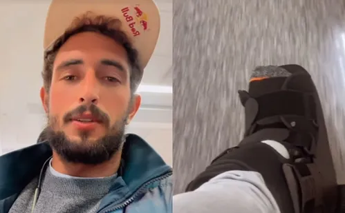 
          Imagem ilustrativa da imagem Lucas Chumbo é 'engolido' por onda e volta ao Brasil de cadeira de rodas
          