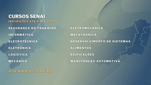 
          Imagem ilustrativa da imagem Senai abre 605 vagas em 12 cursos técnicos gratuitos
          