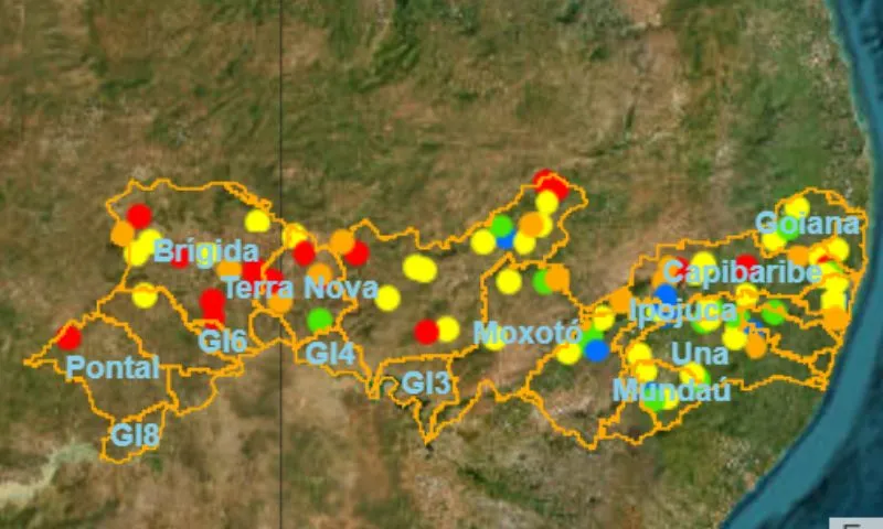 Imagem ilustrativa da imagem Veja como as chuvas estão afetando os municípios de Pernambuco e as barragens