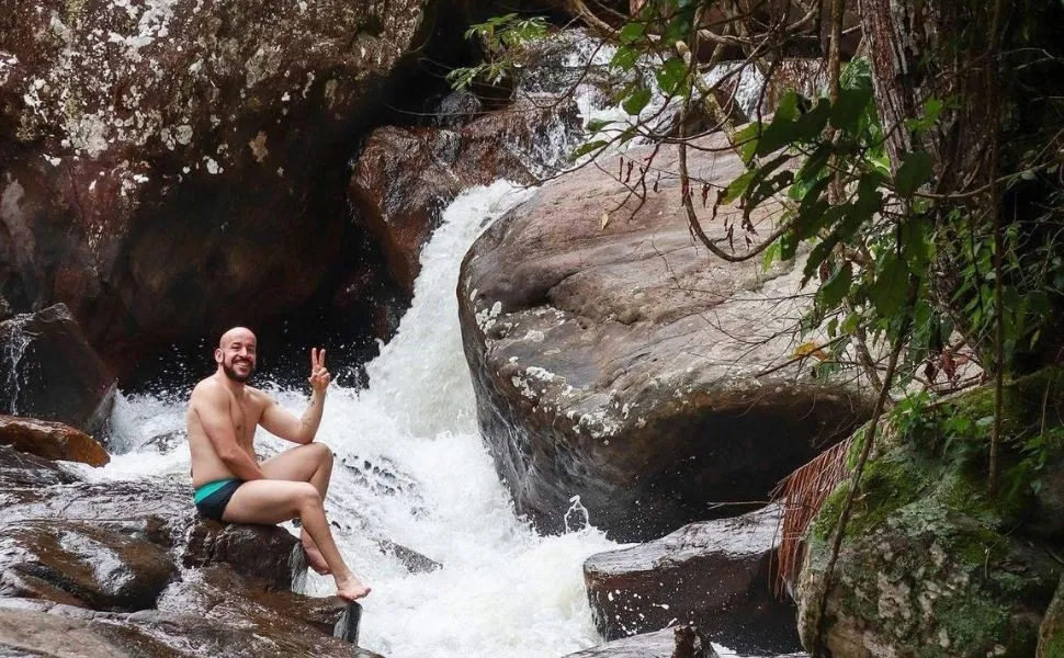 Imagem ilustrativa da imagem Diversão no roteiro das cachoeiras de Norte a Sul do ES