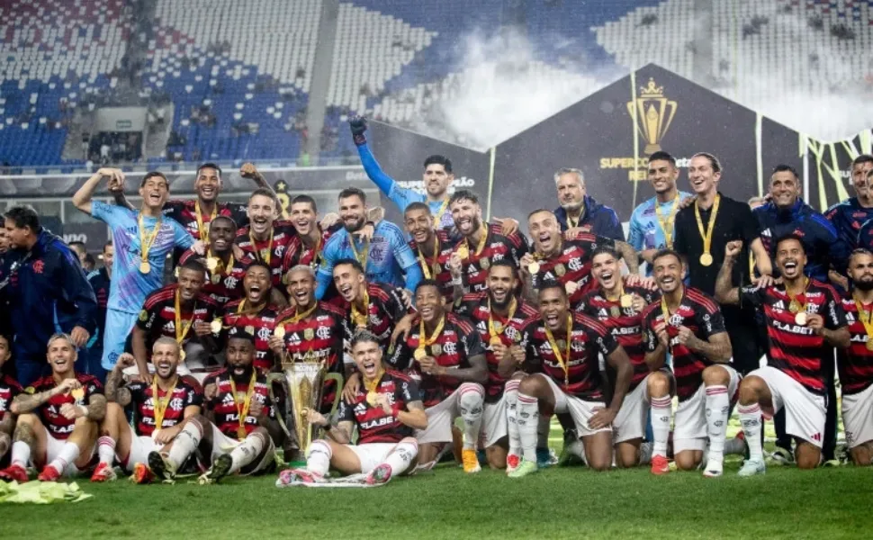 Imagem ilustrativa da imagem Flamengo é o campeão da Supercopa Rei 2025