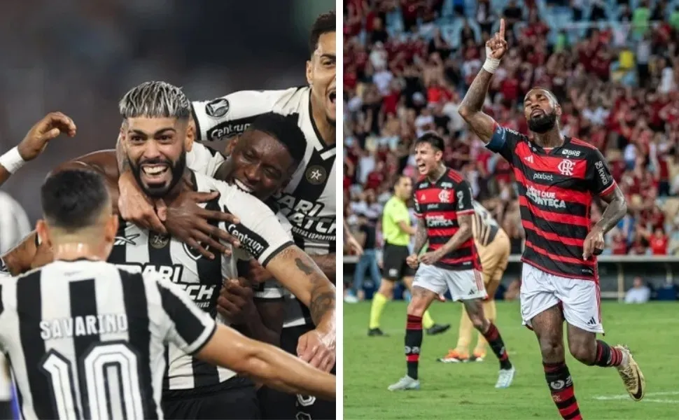 Imagem ilustrativa da imagem Botafogo x Flamengo na Supercopa Rei é paralisado após chuva alagar campo