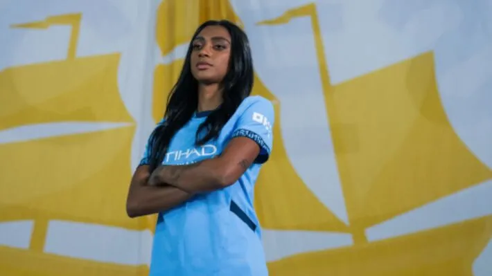 Imagem ilustrativa da imagem Manchester City feminino contrata sua primeira jogadora brasileira