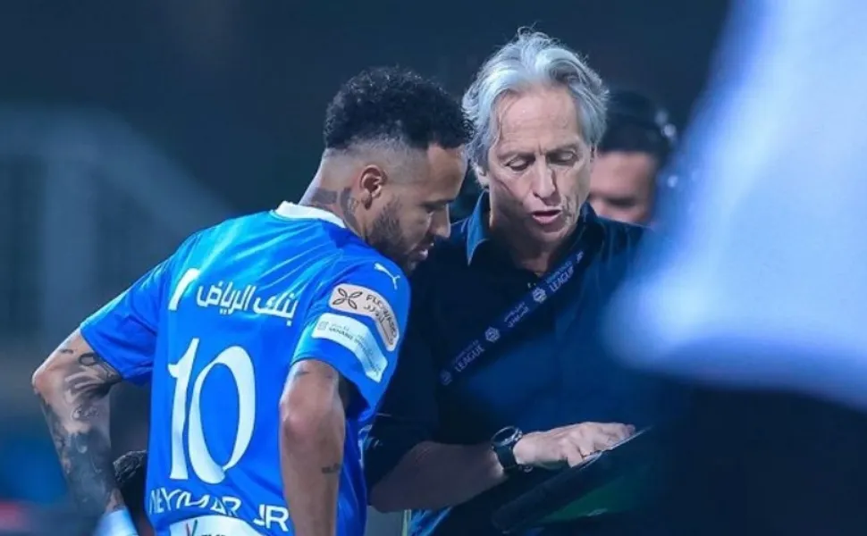 Imagem ilustrativa da imagem Neymar desabafa sobre fala de Jorge Jesus sobre condições físicas: ‘muito chateado’