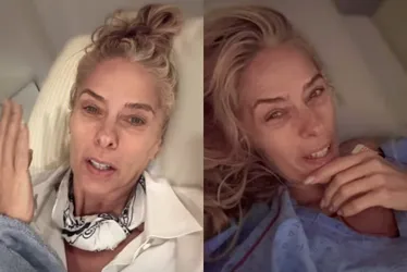 Imagem ilustrativa da imagem Adriane Galisteu é hospitalizada no Brasil após voltar de férias na Europa