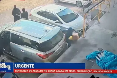 Imagem ilustrativa da imagem Assalto de meio milhão no Ceasa termina em tiros, morte e perseguição no Recife