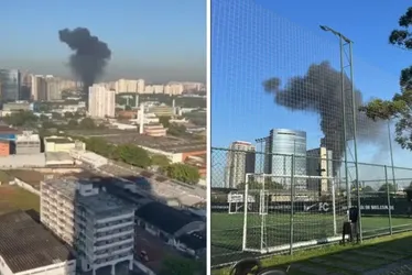 Imagem ilustrativa da imagem Avião de pequeno porte cai, atinge veículos e deixa dois mortos em São Paulo
