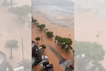 Imagem ilustrativa da imagem Balneário Camboriú decreta estado de emergência por conta das fortes chuvas