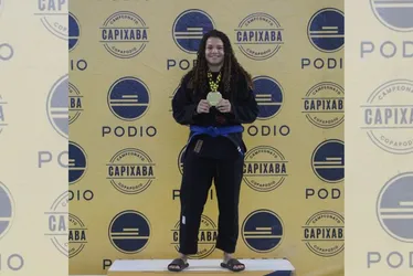 Imagem ilustrativa da imagem Capixaba medalhista internacional em jiu-jitsu conquista medalha de ouro