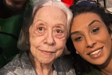 Imagem ilustrativa da imagem Fernanda Montenegro dança com Linn da Quebrada em filme e compartilha o momento