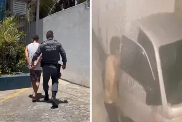 Imagem ilustrativa da imagem Homem é flagrado furtando objetos em caminhão para vender em bar na Serra