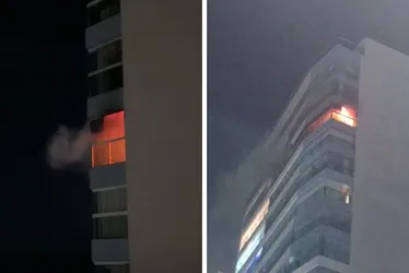 Imagem ilustrativa da imagem Incêndio consome apartamento e prédio é evacuado em Vila Velha