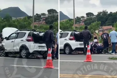 Imagem ilustrativa da imagem Motorista morre após carro capotar em rodovia na Serra