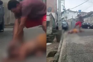 Imagem ilustrativa da imagem Mulher é agredida com chutes e pedradas na Serra