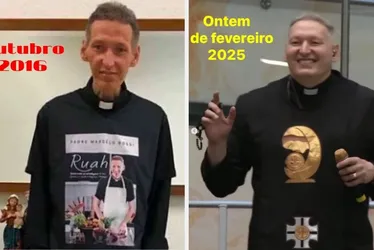 Imagem ilustrativa da imagem Padre Marcelo Rossi faz alerta e mostra antes e depois da depressão