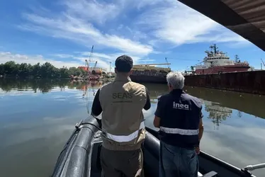 Imagem ilustrativa da imagem Rio interdita estaleiro que fazia desmanche ilegal de navios