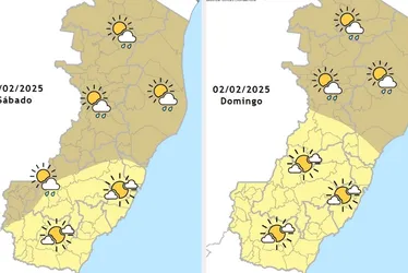 Imagem ilustrativa da imagem Veja como fica o tempo neste final de semana no ES