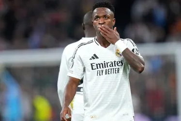 Imagem ilustrativa da imagem Vinicius Júnior ultrapassa marca de 100 gols pelo Real Madrid