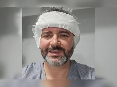 Denis Soprani mostra exames de paciente que deu entrada no hospital, no primeiro dia de 2025, com um tiro na cabeça: resultado de tomografia deixou o médico surpreso