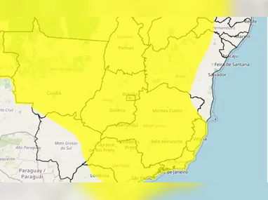 Tempo deve permanecer ensolarado em todo o Estado, com as temperaturas nas alturas