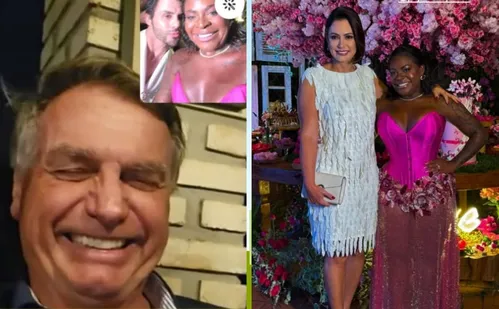 
          Imagem ilustrativa da imagem Bolsonaro faz chamada de vídeo para Jojo Todynho durante aniversário da artista
          