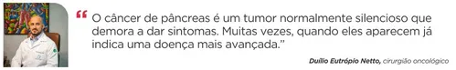 
          Imagem ilustrativa da imagem Câncer de pâncreas: paciente pode confundir tumor com gastrite forte, afirma médico
          