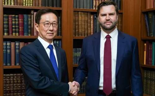 
          Imagem ilustrativa da imagem EUA: vice-presidente da China se encontra com Vance e Musk antes da posse de Trump
          