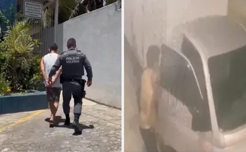 
          Imagem ilustrativa da imagem Homem é flagrado furtando objetos em caminhão para vender em bar na Serra
          