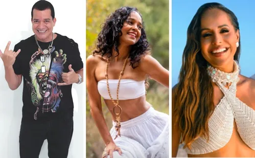 
          Imagem ilustrativa da imagem "Nosso Axé": trio de cantores baianos comandam festa na Praia de Camburi
          