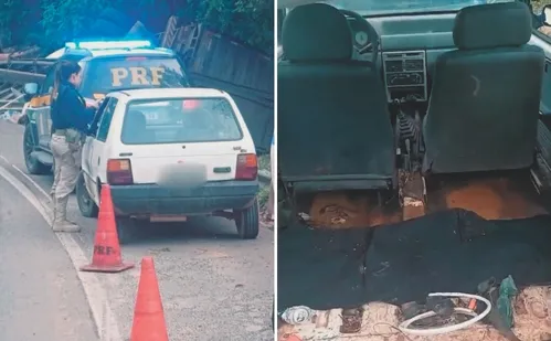 
          Imagem ilustrativa da imagem PRF flagra oito pessoas dentro de um Uno
          